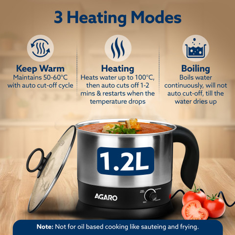 AGARO Electric Kettle Price in India Buy AGARO Electric