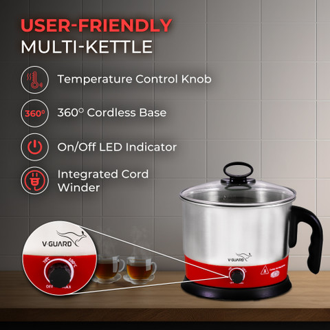 V-Guard VKM12 Multicooker Electric Kettle
