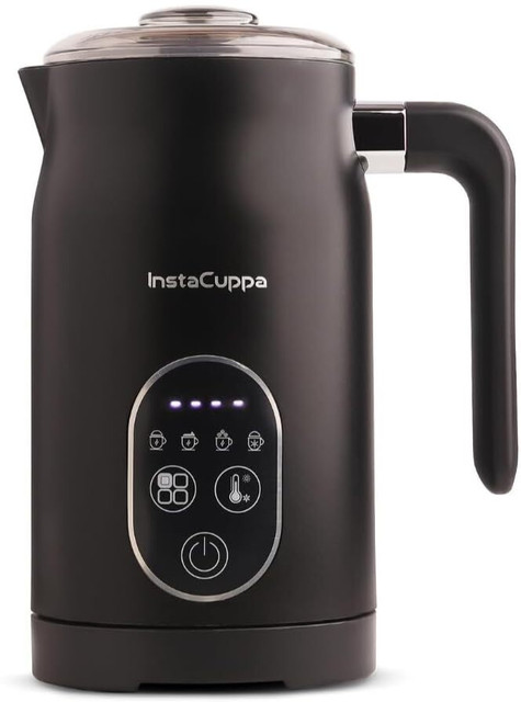 InstaCuppa 4-in-1 Electric Milk Frother with Smart Temperature Control 500  Watts Electric Kettle