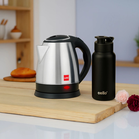 cello Quick Boil Lifestyle Kettle L Sippa 500 ML Stainless