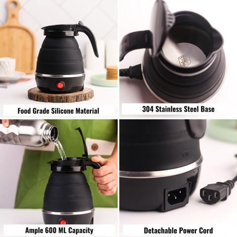 InstaCuppa Foldable Silicone Electric Kettle Electric Kettle Price