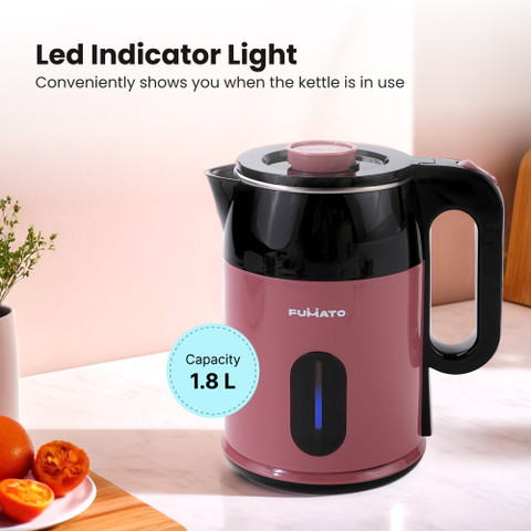 The Better Home by Fumato RapidHeat Pro Electric Kettle with Auto Cut Off  Double Walled SS304 Beverage Maker - Main Image
