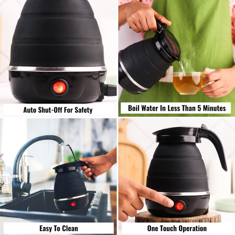 InstaCuppa Foldable Silicone Electric Kettle Electric Kettle Price
