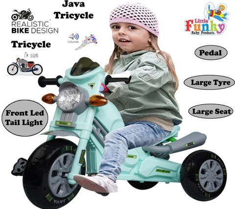 Little Funky Stylish Java Bike Pedal Ride on for Kids (3-5 Yrs