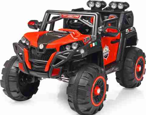 Wishmaster Kids Driving Jeep 4x4 Big Size Toy Car Monster Truck Kids  Electric Car Jeep Battery Operated Ride On
