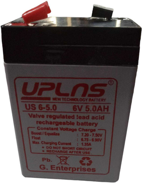 Crystal zone 6Volt Dc Battery for Toys, Solar, Security