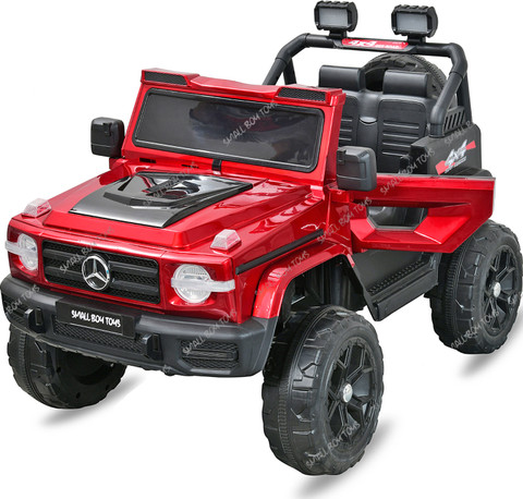 SmallBoyToys G WAGON RED (1-9Yrs) Battery ride on kids car Jeep Battery  Operated Ride On