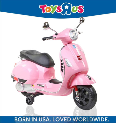 Toys R Us Avigo Vespa electric scooter for kids to years