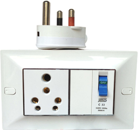 Ac Back Box jmD Gold Modular AC Box with 32Amps Single Pole MCB Enclosure & Heavy ...