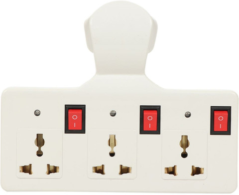 ECOBELL 3 Plug In Separated 3 Switch Connected By Pin Multi Plug ...