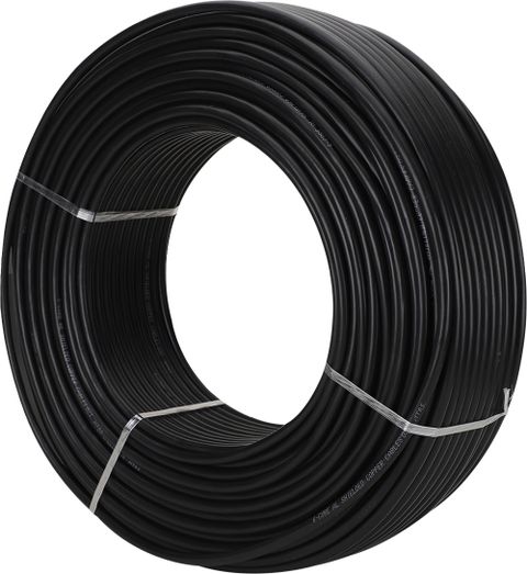 kathiriyas 6 CORE DRAIN WIRE SHIELEDED CABLE 1 sq/mm Black 100 ft. Wire ...