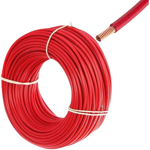 SJ plus 1mm copper sq/mm Red 20 m Wire