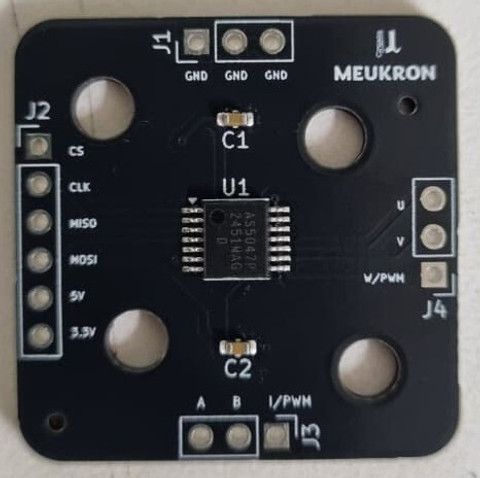 pinpondash1988 Meukron Magnetic Encoder, AS5047P Encoder, SPI, ABI, UVW, PWM