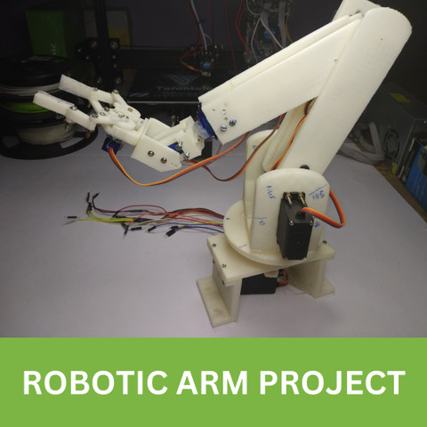 Science Fair Robotic Arm Design Using Servo Motor DIY Robotic Hand
