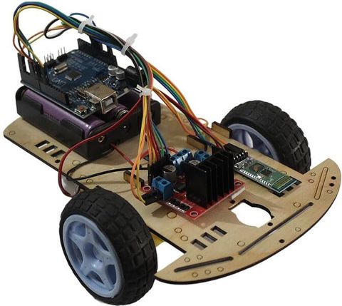 Electrobot DIY Smart Robot Car with Arduino Uno, HC-05 Bluetooth, L298N ...