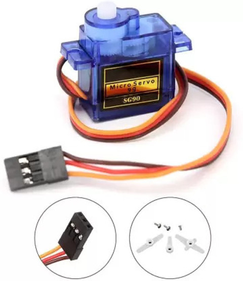 AlphaCore Sg90 Servo Motor and Ultrasonic Sensor Module Motor Control ...