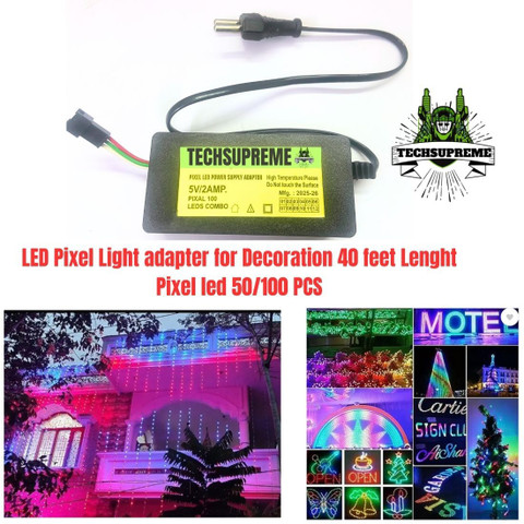 TechSupreme LED Pixel Light adapter pixel led light power supply