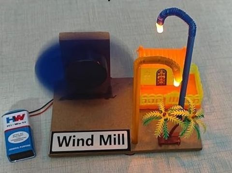 ERHIndia Science Project Kit Wind Mill Working Model Experiment Toy for ...