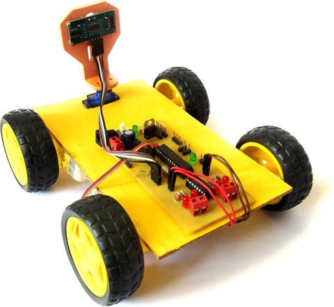 SR ROBOTICS SR Robotics Obstacle Avoiding Robot pre-programmed