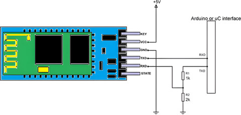 Hobby Module Bus Transceiver R&D A-Hc05 Bluetooth Transceiver Module With Ttl Outputs Desktop ...