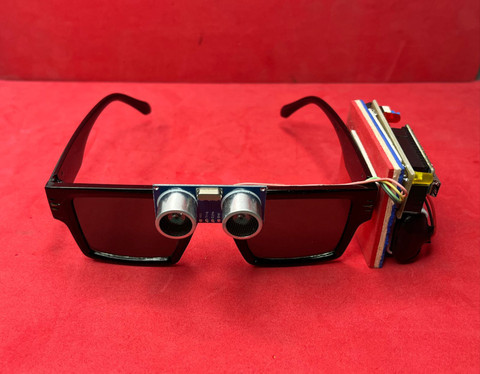 AUTO BOTIX Third Eye Glass for Blind Person with Vibration School