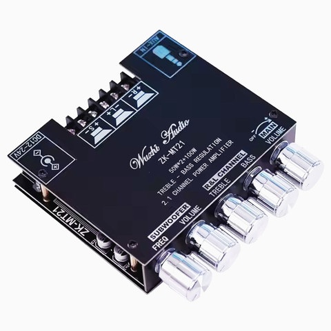 B21 SUB RECEIVER & MAIN RECEIVER セット Electronics Crafts ZK-TB 21 50w*2+100w 2.1 Channel Subwoofer