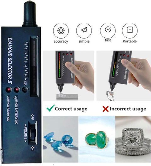 【新品未使用】DIAMOND INSIDE ND2. BALRAMA Diamond Selector II for Detecting Fake Diamond Jewelry
