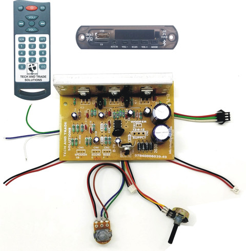 TECH AND TRADE 2030 IC HOME THEATER SUB WOOFER AMPLIFIER BOARD AND  BLUETOOTH MODULE Sound Recorder and Sound Circuit Electronic Hobby Kit