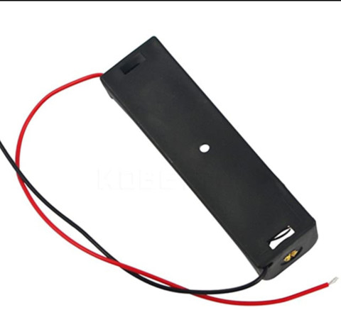 SYMFONIA Piece 18650 Single Battery holder with Wire Leads for lithium  Battery Electronic Components Electronic Hobby Kit