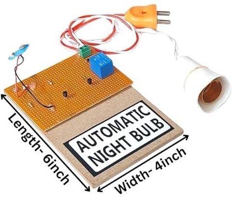 ERHIndia Automatic Night Lamp Science Project Kit Working Model Using ...