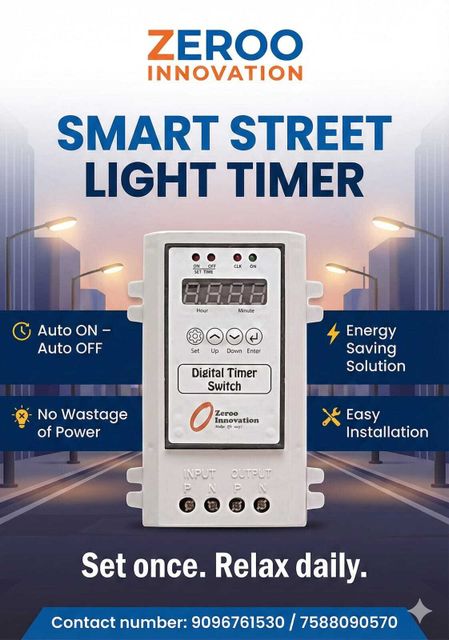 Zeroo Digital Fully Automatic Light Controller (Street Light Controller ...