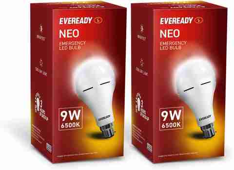 EVEREADY 9W Rechargeable Bulb Emergency Light (White) - Image 5