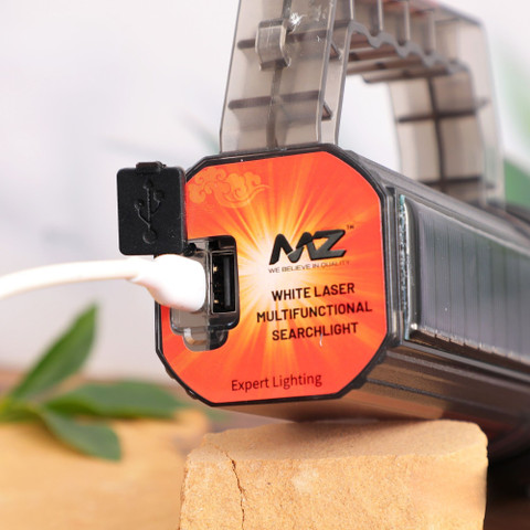 MZ M291 (LED RECHARGEABLE SEARCHLIGHT)Multifunctional Zoomable