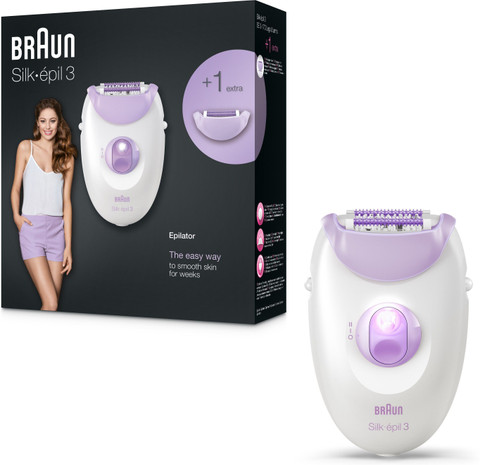 【最終値下】BRAUN PL3000 VIOLET Braun Se 3-170 legs & arms Corded Epilator Price in India - Buy