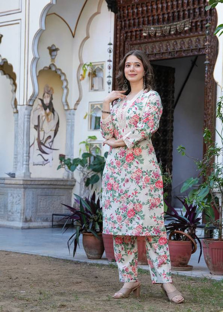 Kurti Pant Set Cotton Kurtis Online Flipkart LIBAS Women Kurta