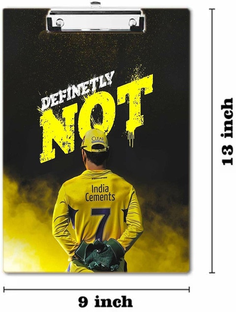 ASM MS Dhoni Exampad Digital reprints examination