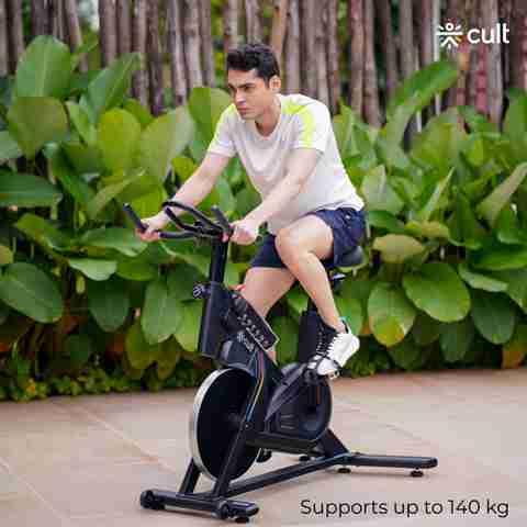 Cult SmartSpinVolt Spin Bike 10Kg Flywheel 140kg Max Weight