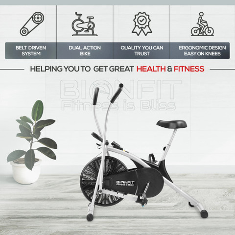 Machine Best Fan Bike For Home BIONFIT Air Bike Fitness Cycle For