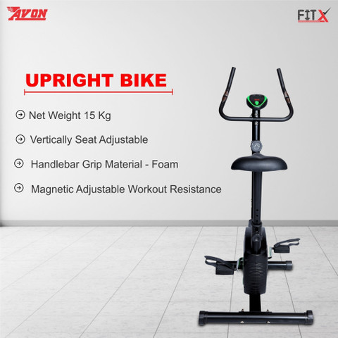AVON Fitx UPRIGHT BIKE UP-907, Manual type with cells, Resistance Levels  Indoor Cycles Exercise Bike