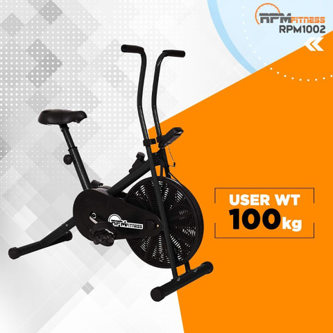 RPM Fitness by Cultsport RPM1002 Airbike with Free At home