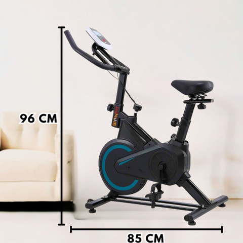 BIONFIT Gym Cycle Spin z11 for Home Workout, Max Weight: 100kg for Men  Women Fitness Spinner Exercise Bike