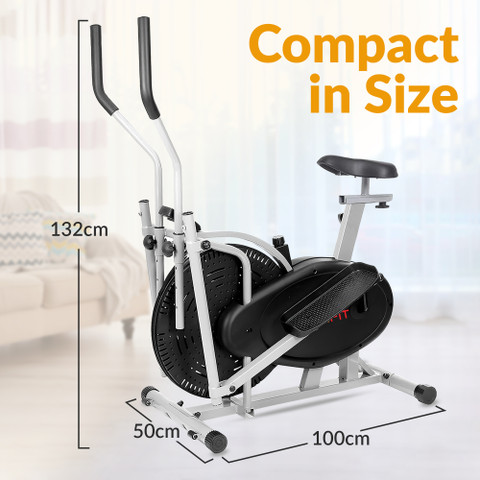 BIONFIT Fit Fusion Elliptical Cross Trainer Home Gym Standing