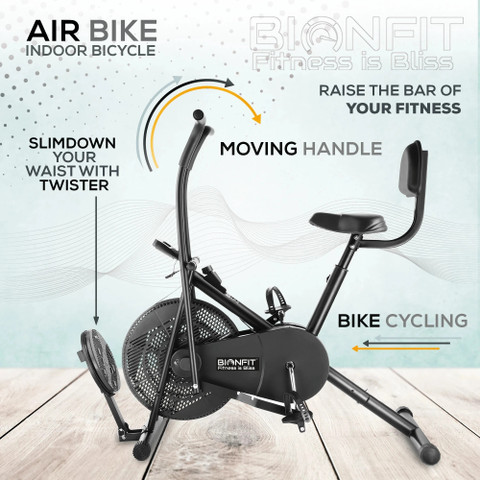 BIONFIT Air Fitness Cycle For Home| Moving Handles Dual-Action