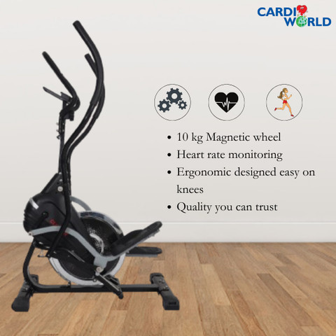 Cardio World Elliptical Climber Cross Trainer with Magnetic