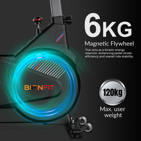 BIONFIT Spin z8 ApeXPro Magnetic Resistance Gym Cycle for Home,