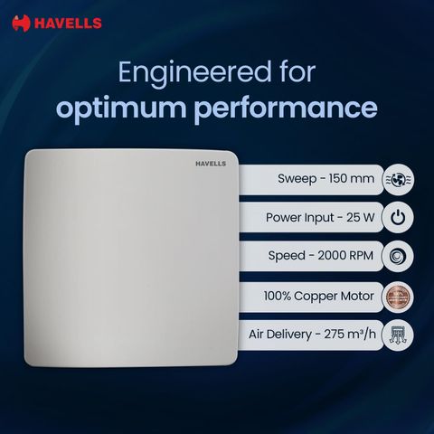 HAVELLS Ventil Air ZX | High Speed | Low Noise | Kitchen Use