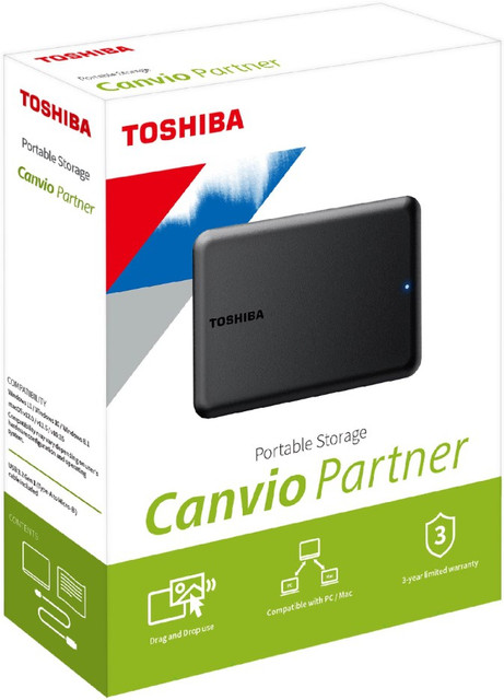 TOSHIBA Canvio Partner 4 TB External Hard Disk Drive (HDD