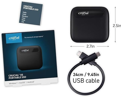 Crucial TB External Solid State Drive (SSD)
