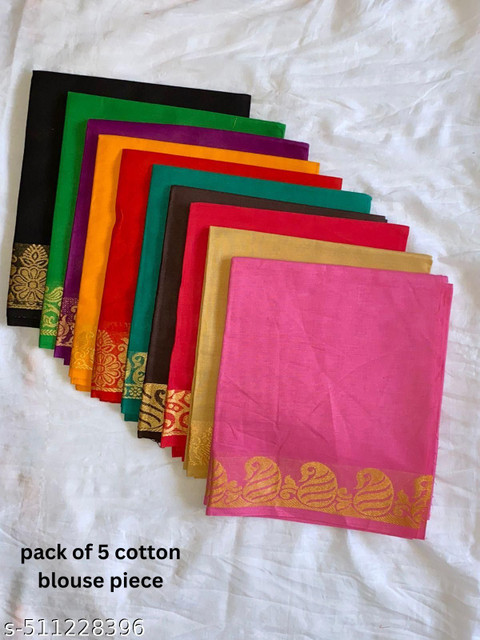 SHYAMA Pure Cotton Embellished Blouse Material