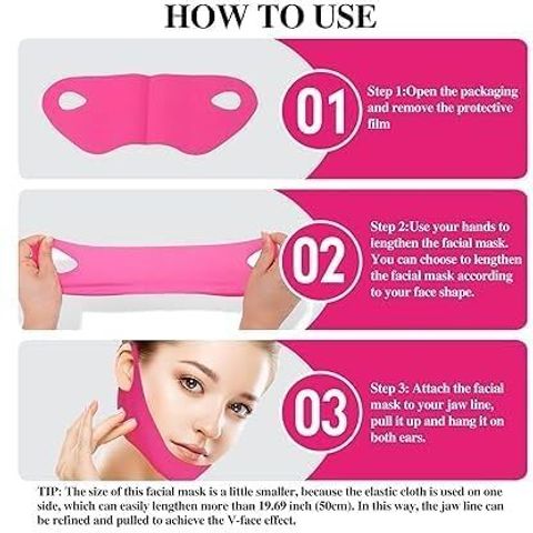 JUDEE Collagen V Lifting Gel Mask | Double-chin Mask | Instant Cooling & Depuffing Face Shaping Mask - Image 4